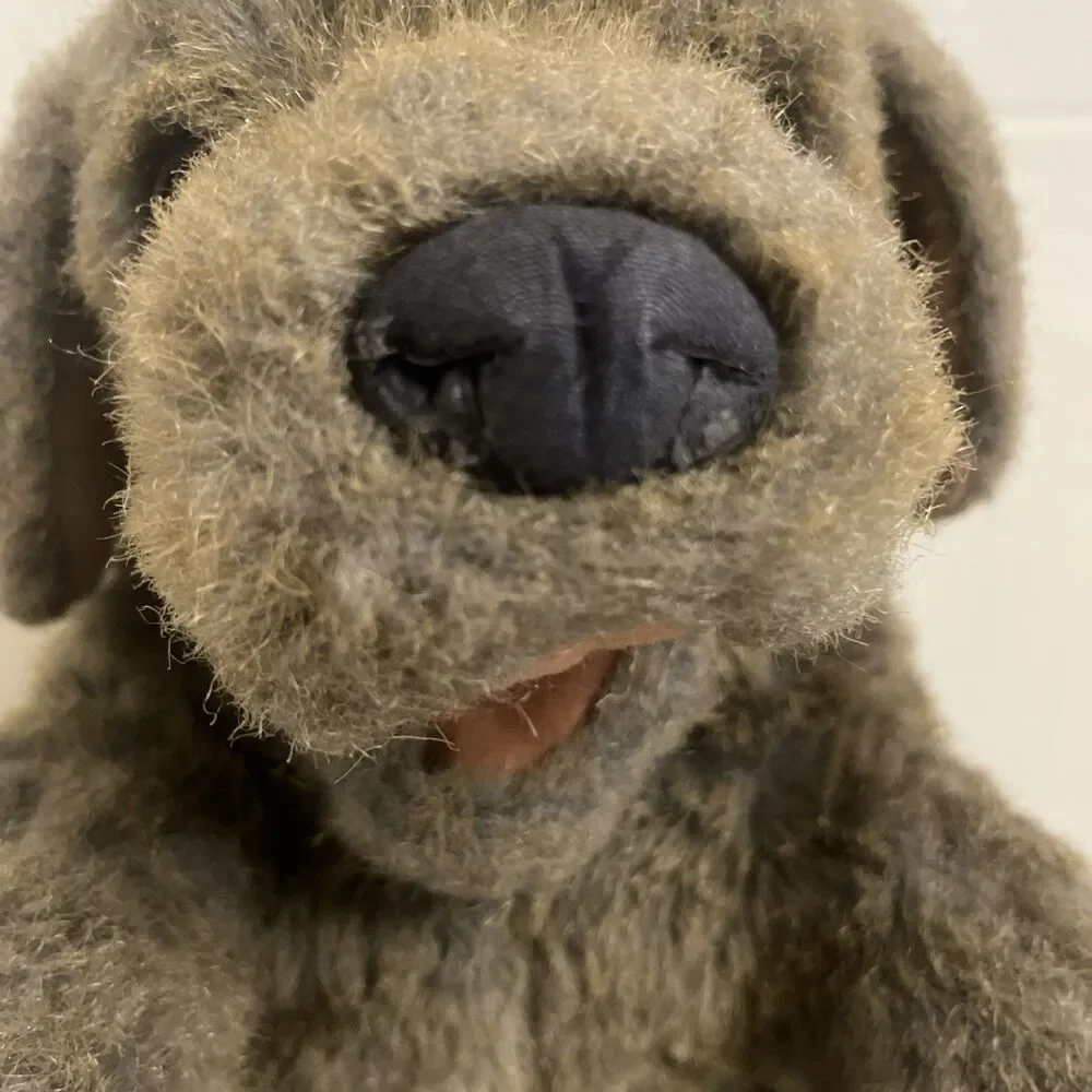 Folkmanis Sitting Puppy Dog Hand Puppet Full Body 14” Plush Brown Folktails